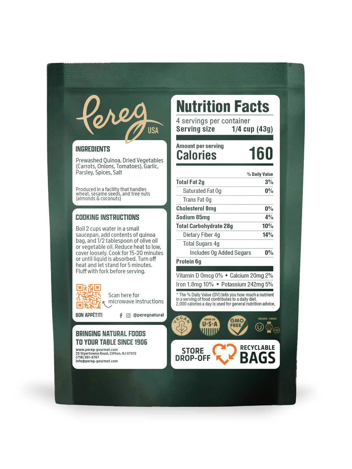 Quinoa Pouches All Italiana