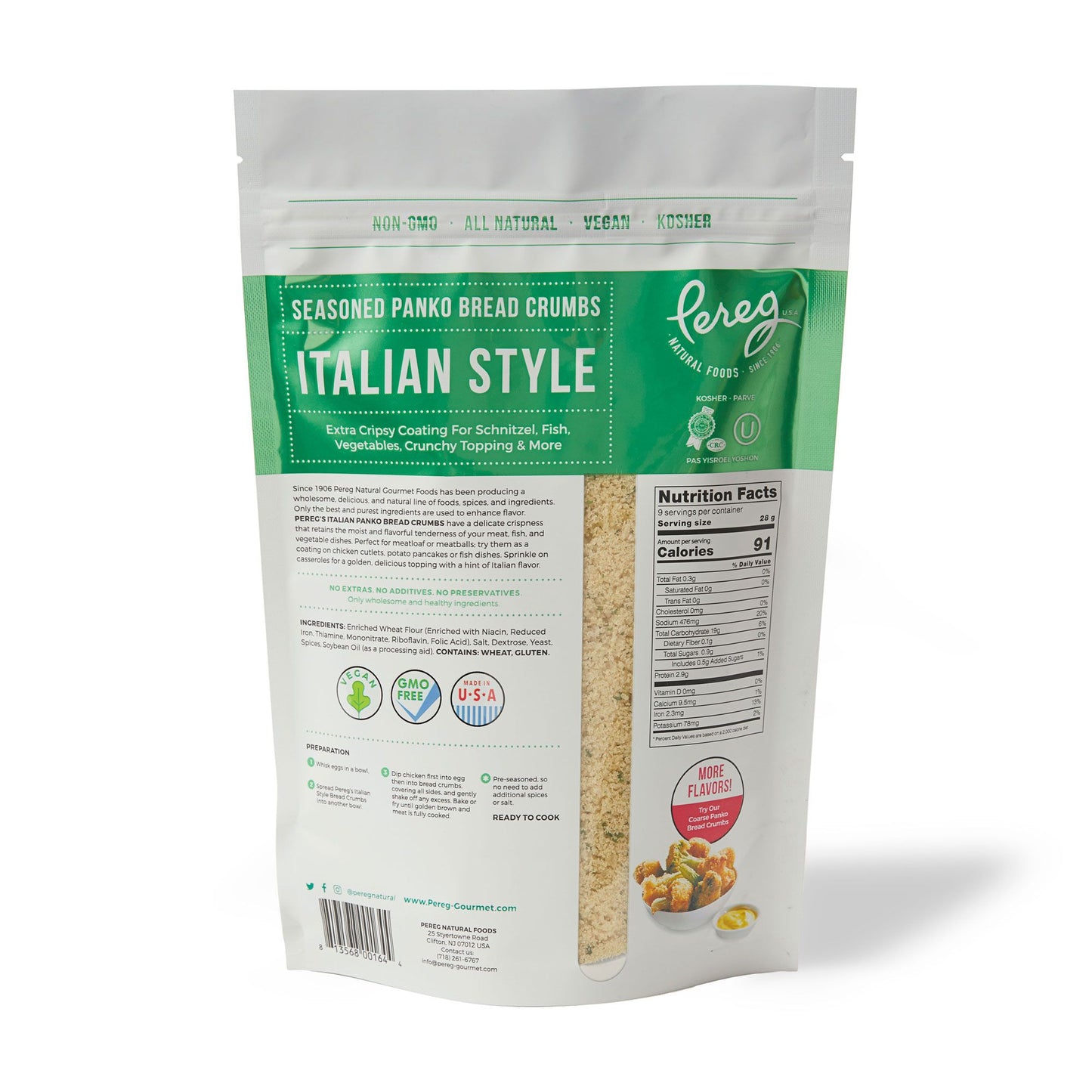 Seasoned Panko Bread Crumbs Italian Style