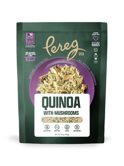 Quinoa Pouches with Mushrooms
