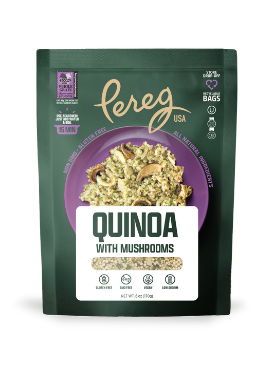 Quinoa Pouches with Mushrooms