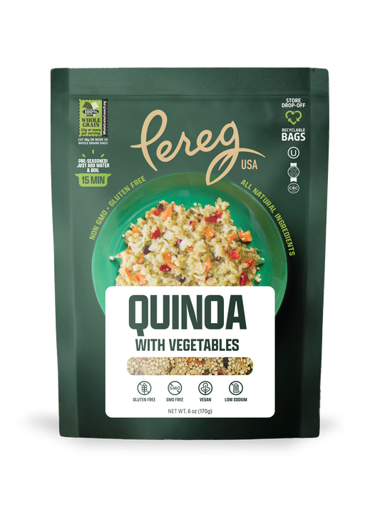 Quinoa Pouches with Vegetables